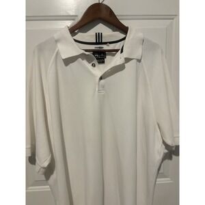 Adidas Climalite Advantage Performance Shirt‎ Polo Golf XL White Black